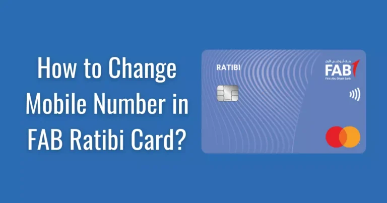 How to Change Mobile Number in FAB Ratibi Card
