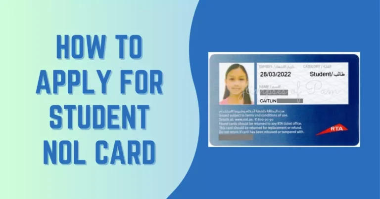 Apply for a Student Nol Card