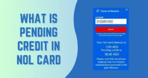 What is Pending Credit in NOL Card?