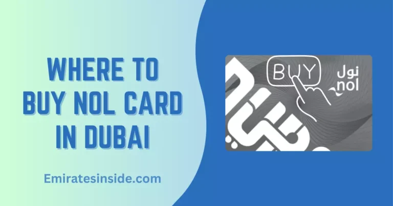 Where to Buy NOL Card in Dubai