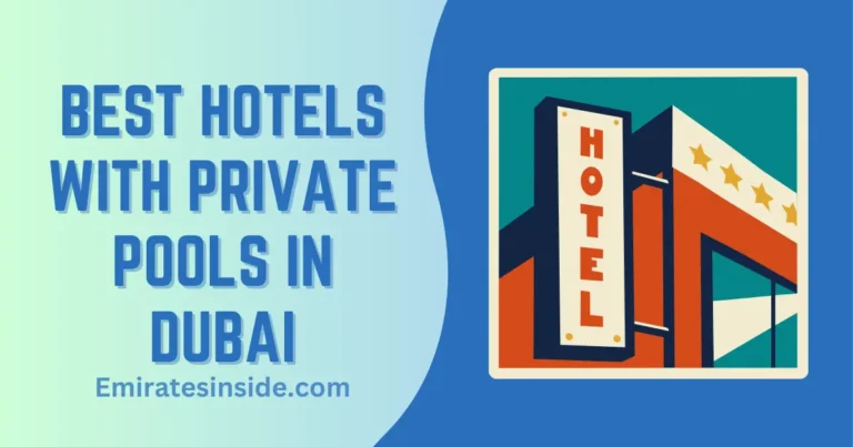 hotels with private pool in dubai