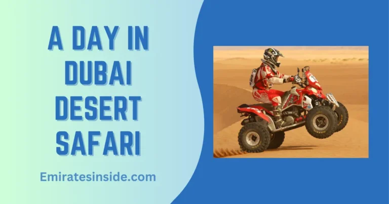 A Day in Dubai Desert Safari